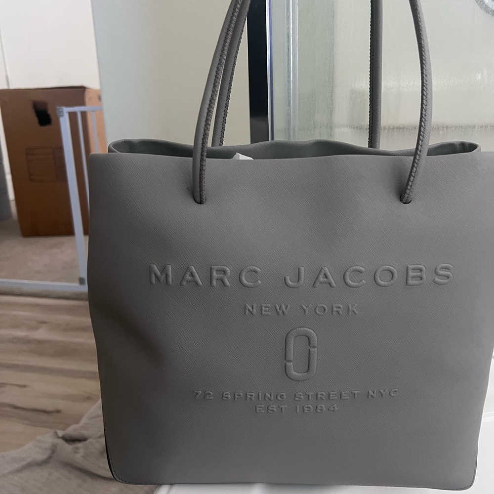 Marc Jacobs Charcoal Gray Tote Bag